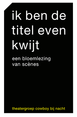 Ik ben de titel even kwijt