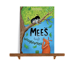 Mees heeft hoogtevrees