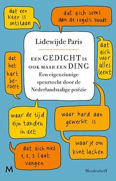 Een gedicht is ook maar een ding...
