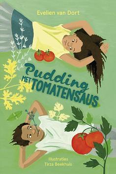 Pudding met tomatensaus
