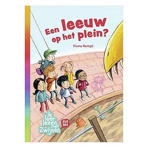 Een leeuw op het plein